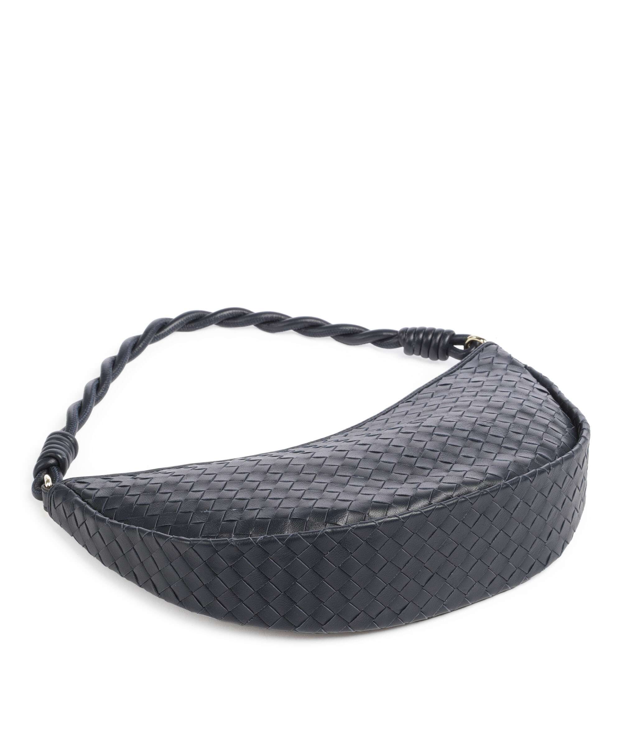 Abro Piuma Moon Hobo bag navy