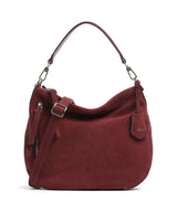 Abro Suede Juna Hobo bag bordeaux