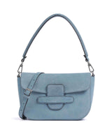 Abro Suede Camilla Borsa a spalla blue
