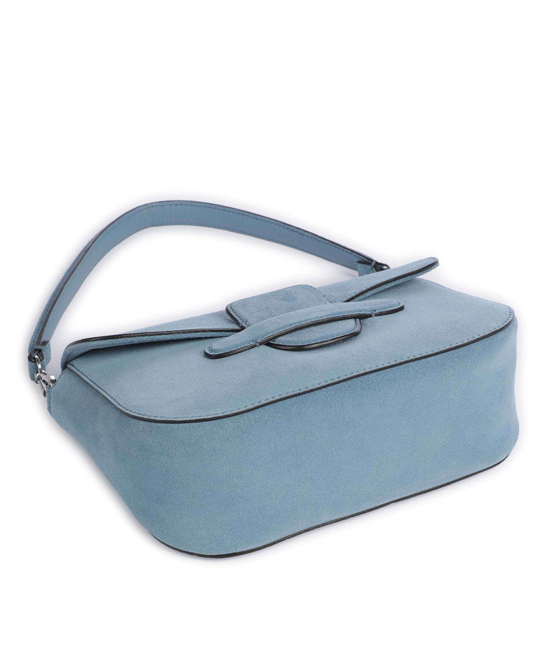 Abro Suede Camilla Shoulder bag blue