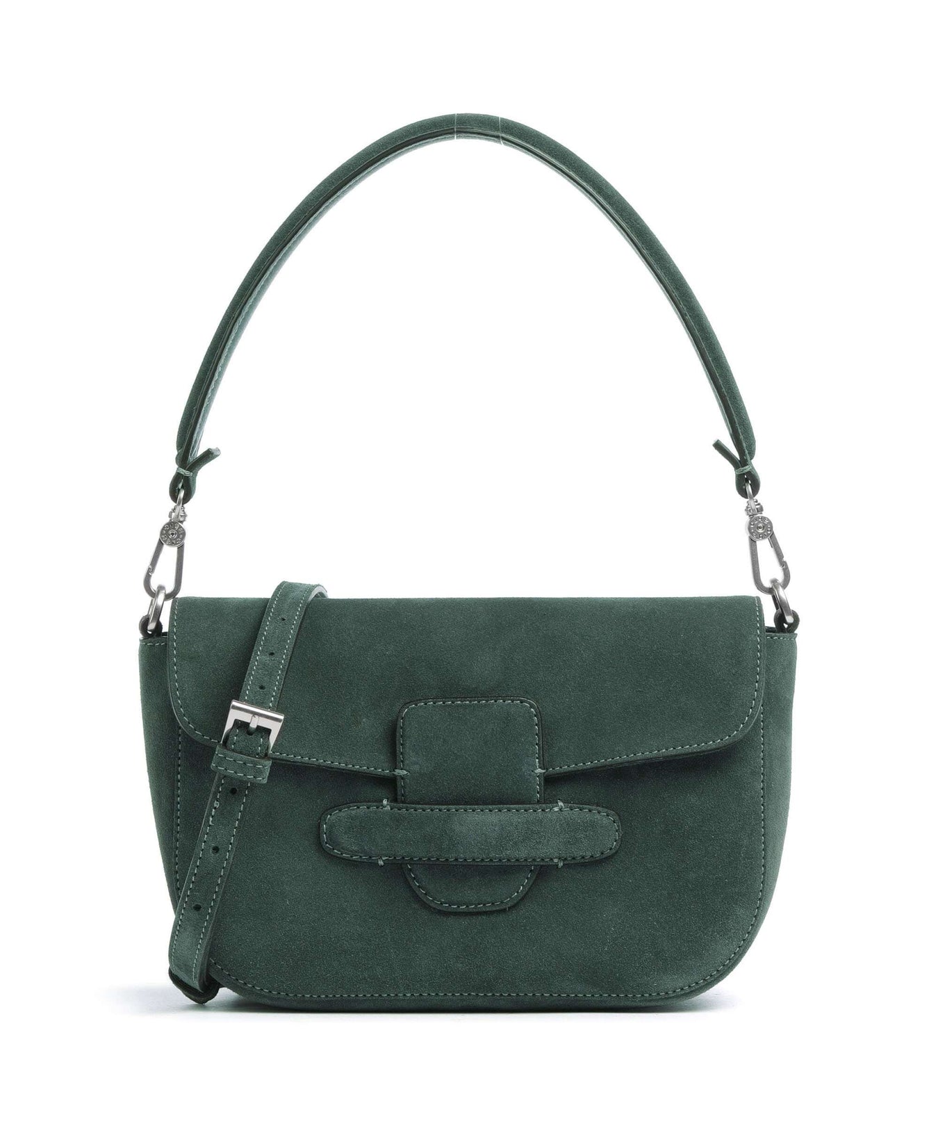 Abro Suede Camilla Shoulder bag sage