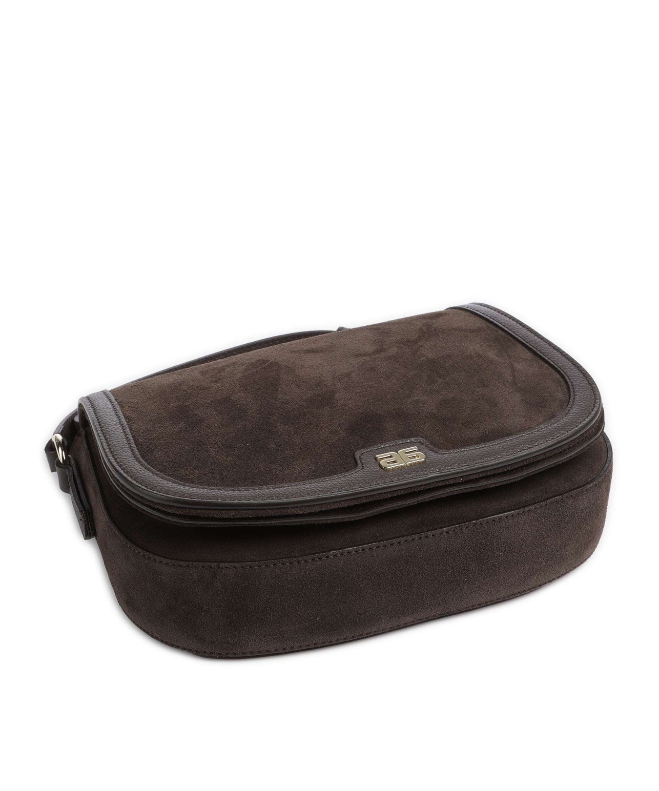 Abro Suede Rosalia Crossbody bag brown