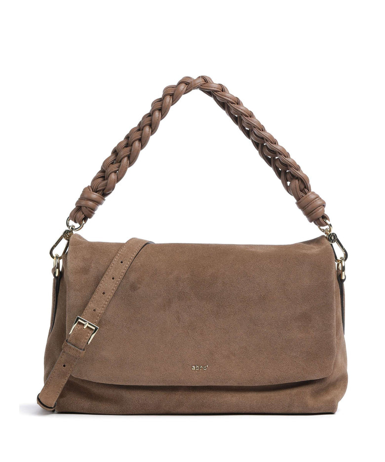 Abro Suede Soley Shoulder bag camel