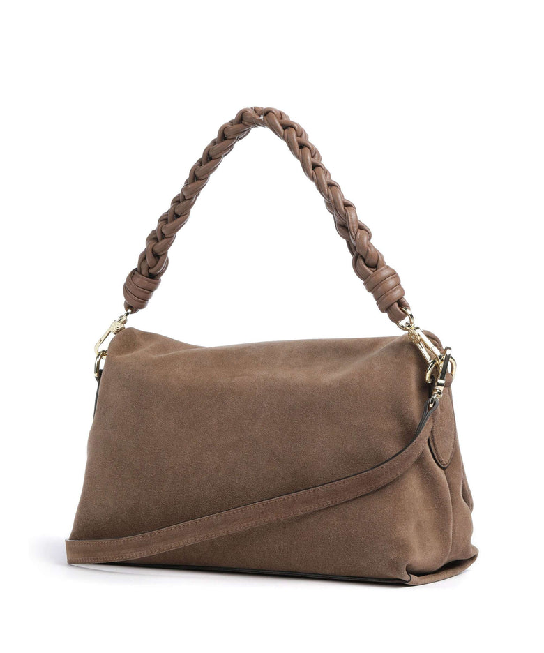 Abro Suede Soley Shoulder bag camel