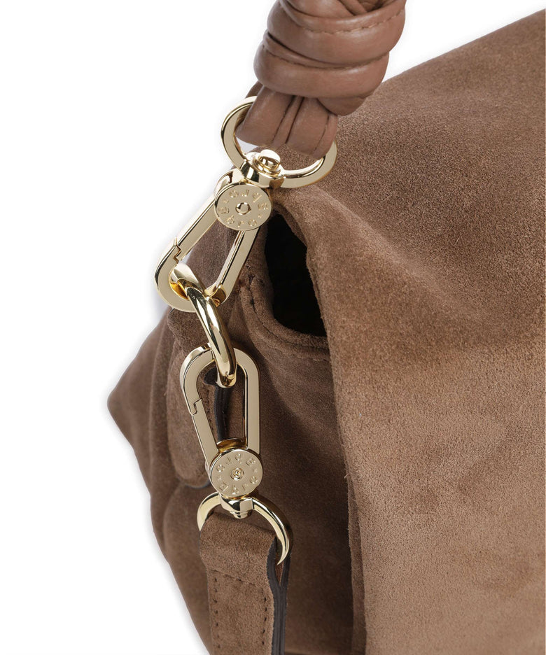 Abro Suede Soley Shoulder bag camel