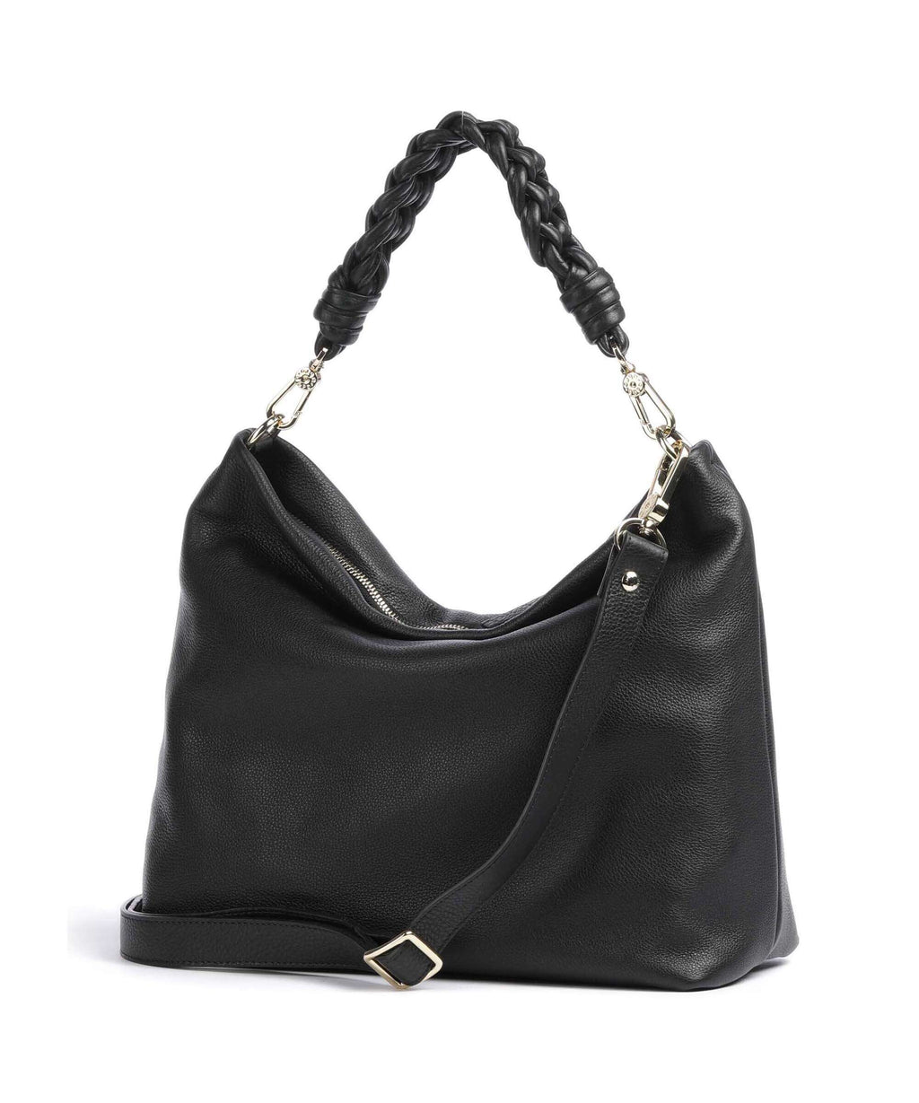 Abro Dalia Soley Hobo bag black/gold