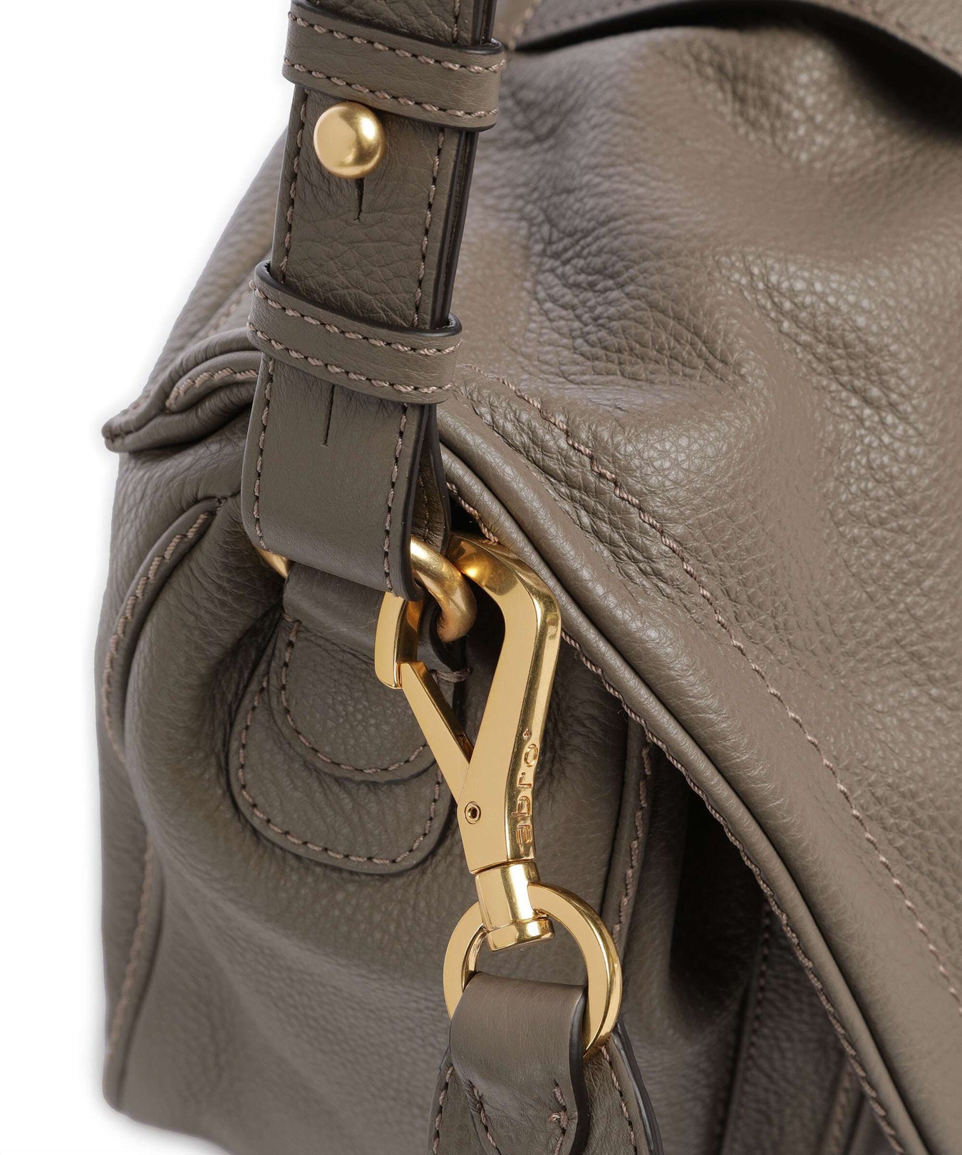 Abro Dalia Star Saddle Hobo bag taupe