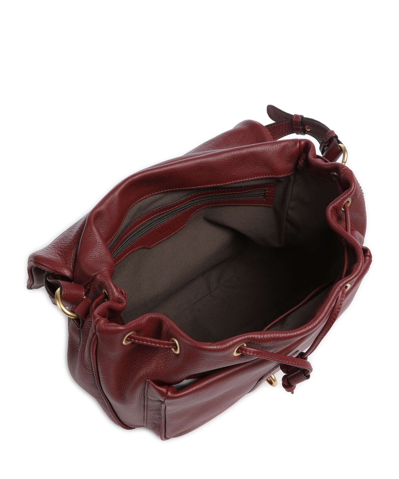Abro Dalia Star Saddle Hobo bag bordeaux