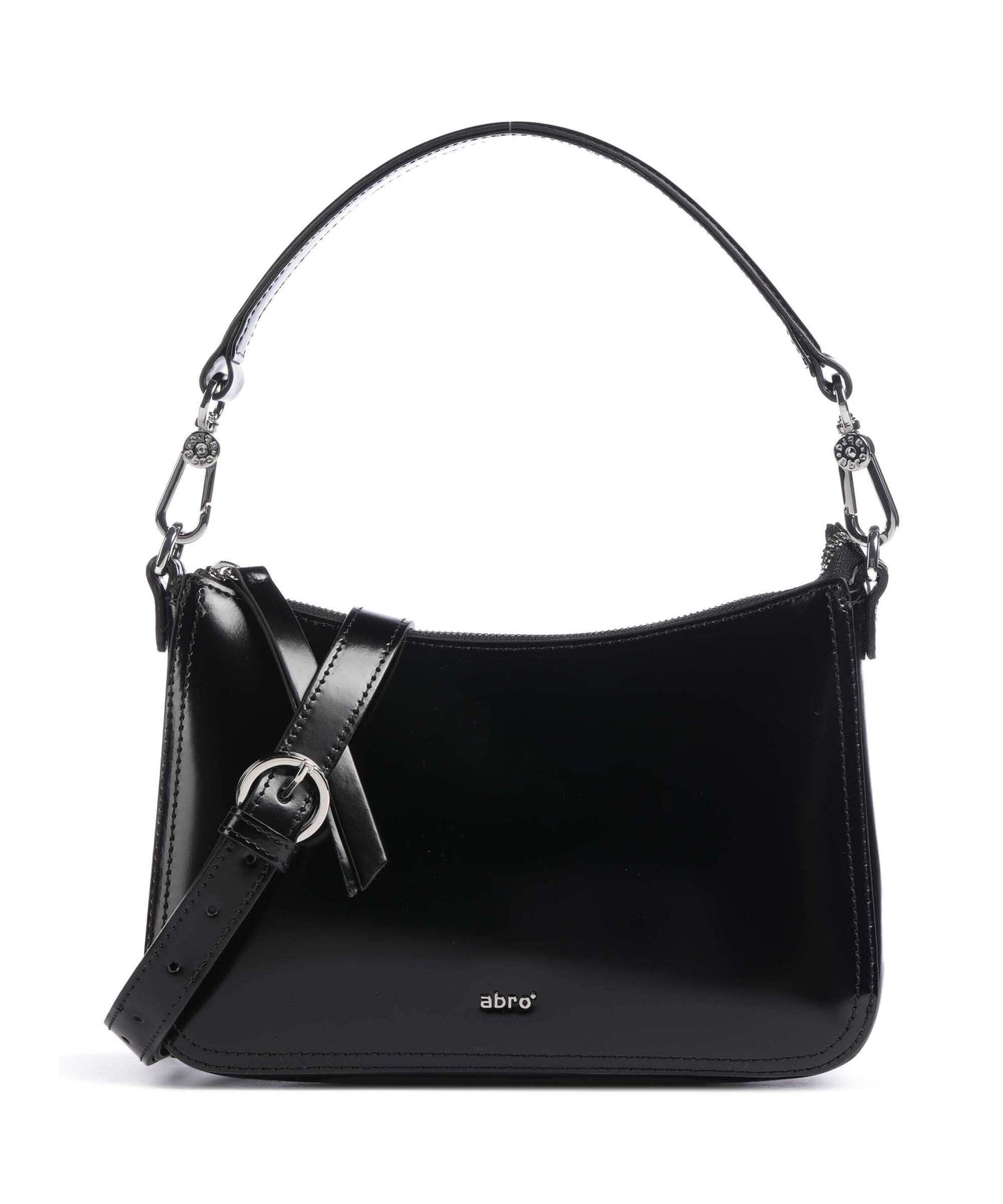 Abro Specchio Viola Shoulder bag black/nickel