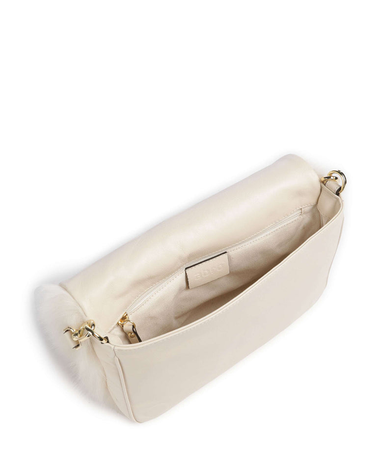 Abro Shearling Astor Shoulder bag beige