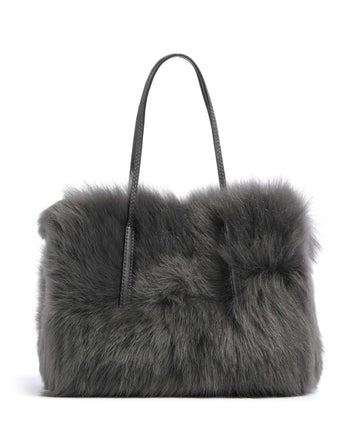 Abro Shearling Noelle Borsa a mano grey