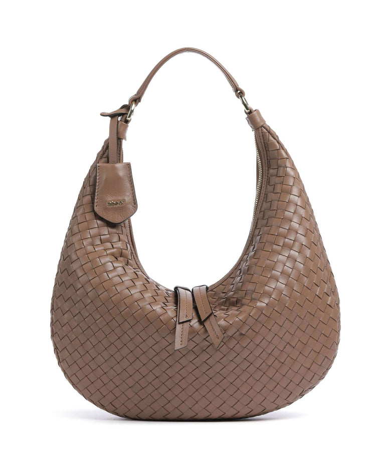 Abro Piuma Nana Hobo bag camel