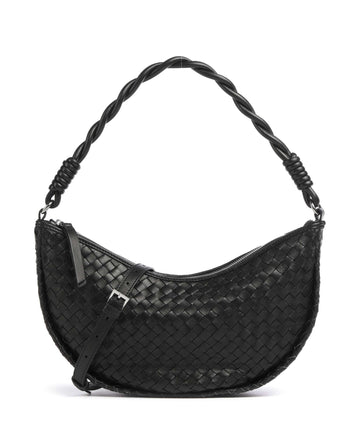 Abro Piuma Moon Borsa a spalla black/nickel