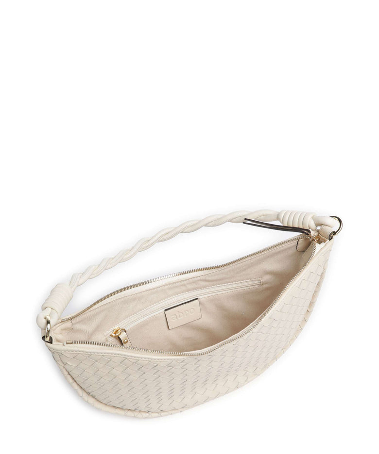 Abro Piuma Moon Shoulder bag beige
