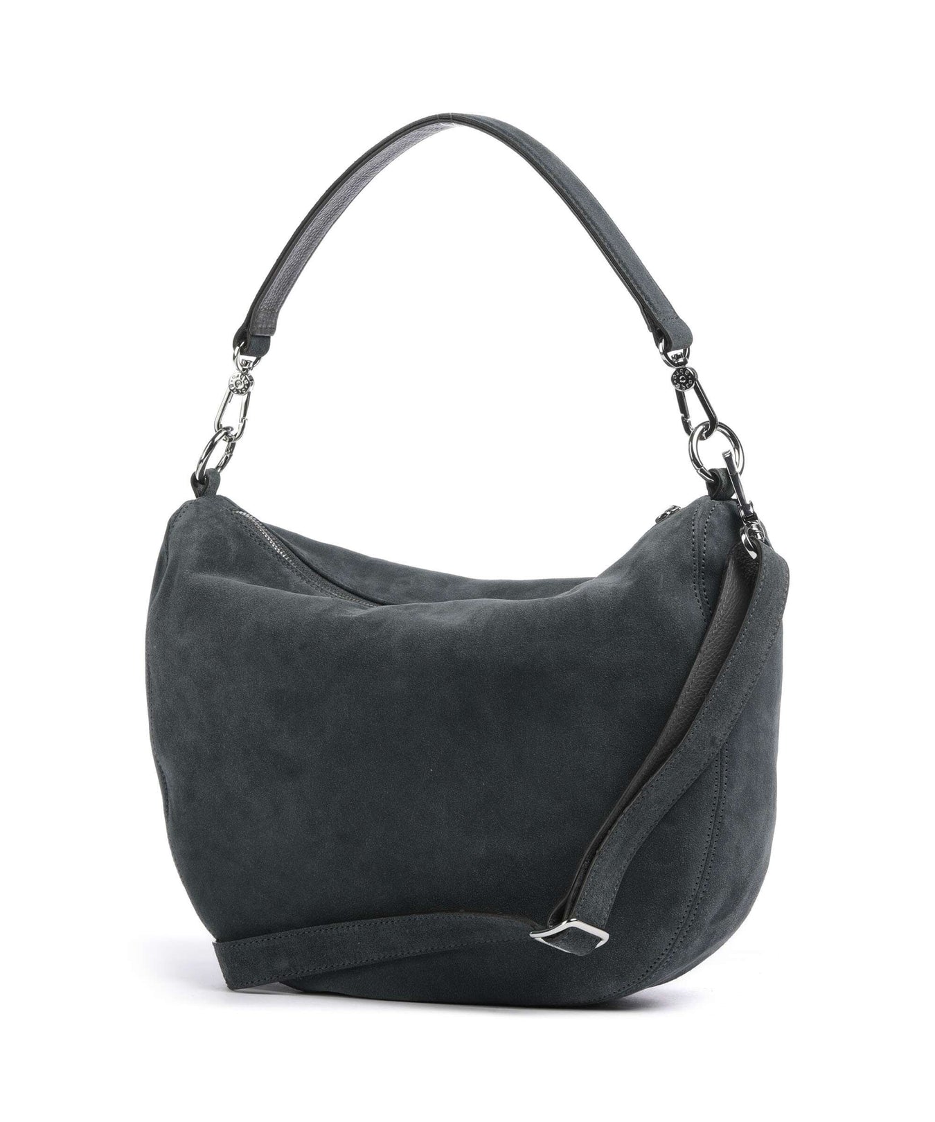Abro Suede Mina Hobo bag grey