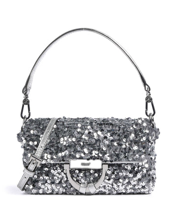 Abro Sequins Temi Borsa a spalla silver