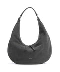 Abro Suede Nana Hobo bag grey