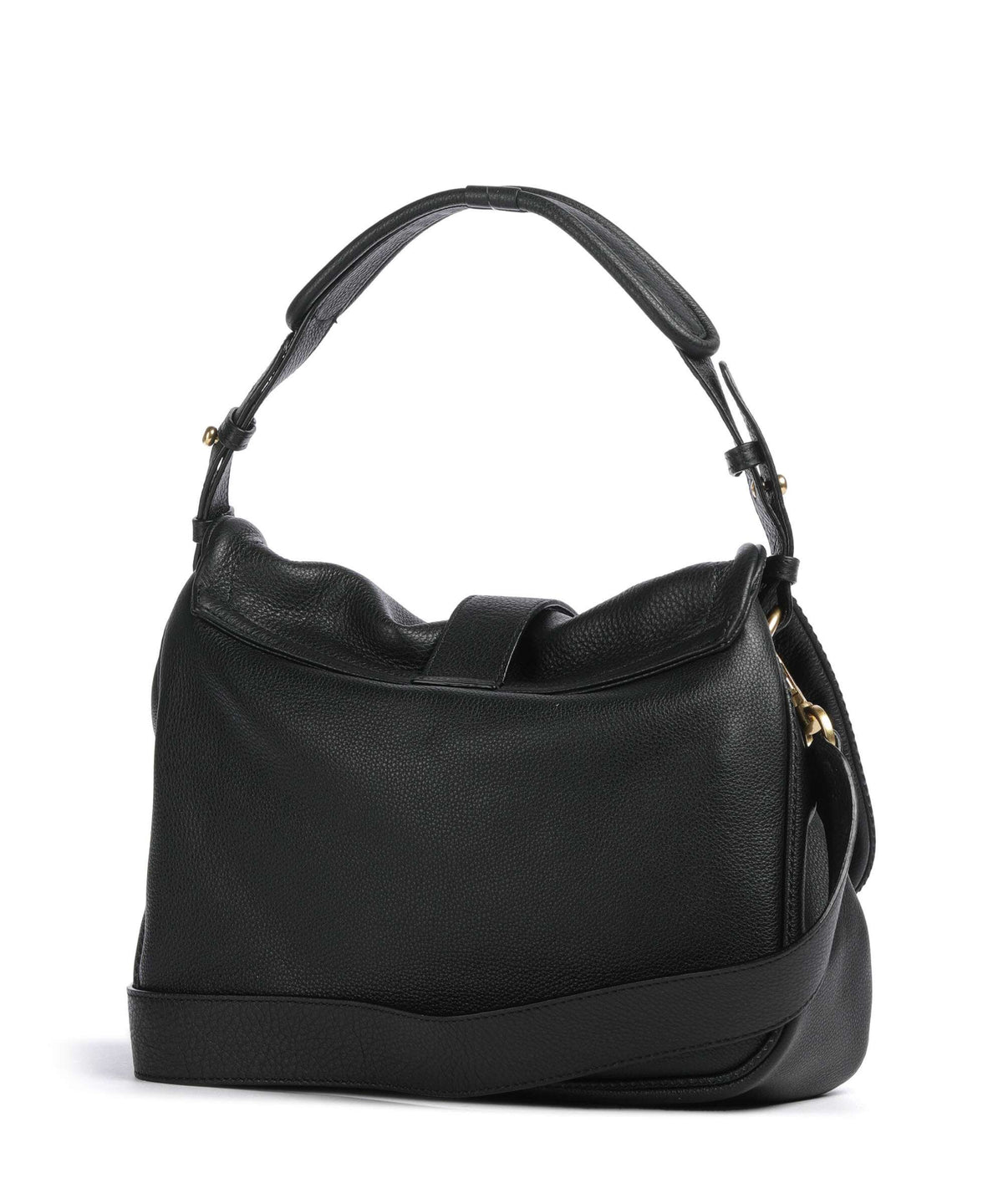 Abro Dalia Star Saddle Hobo bag black/gold