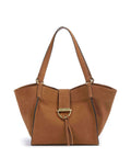 Abro Suede Temi Tote bag cuoio