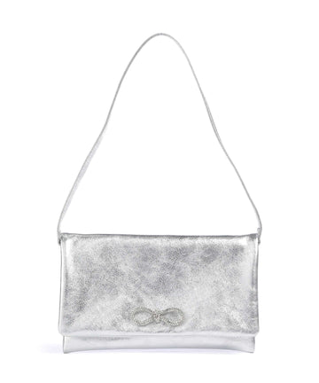 Abro Mimosa Strass Borsa a spalla silver