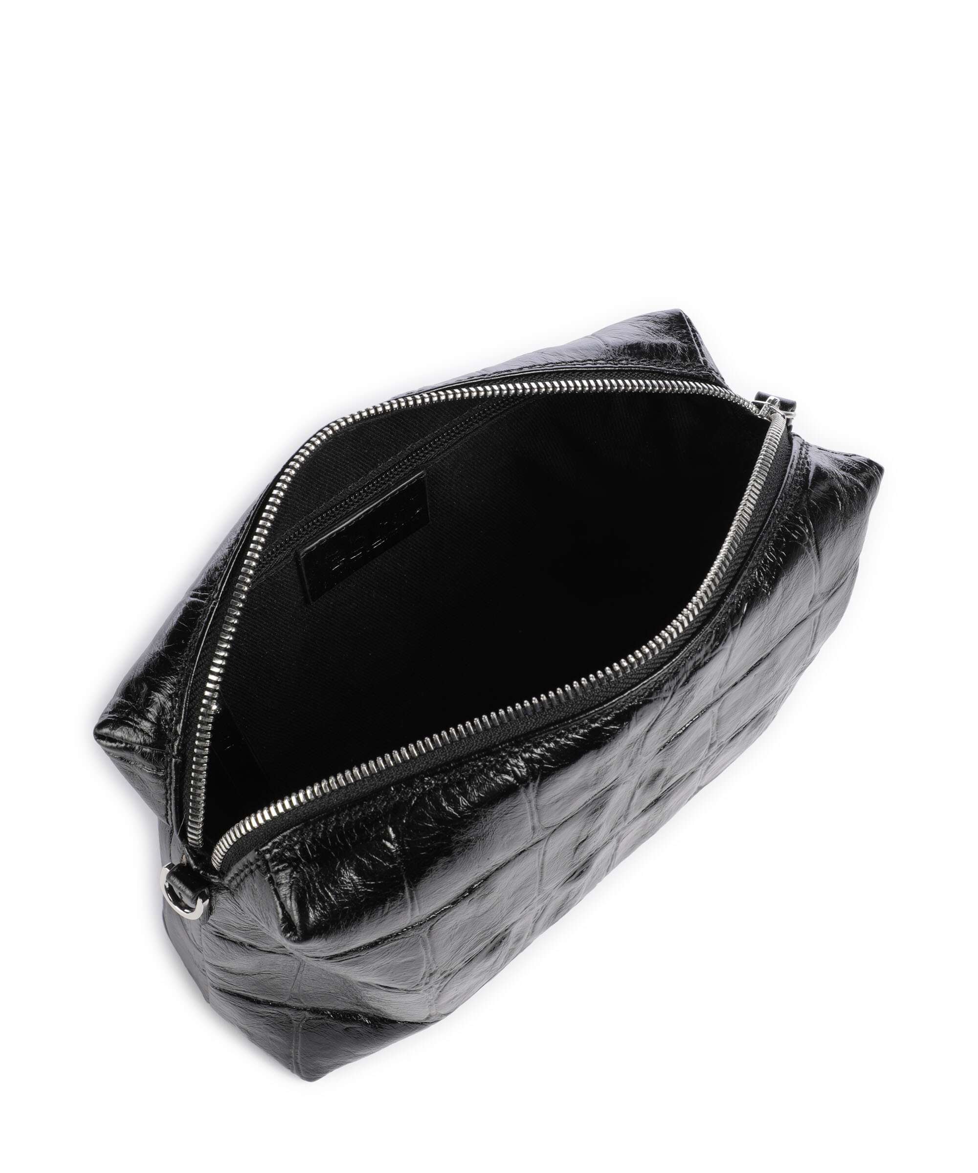 Abro Maxi Cocco Kaia Crossbody bag black/nickel