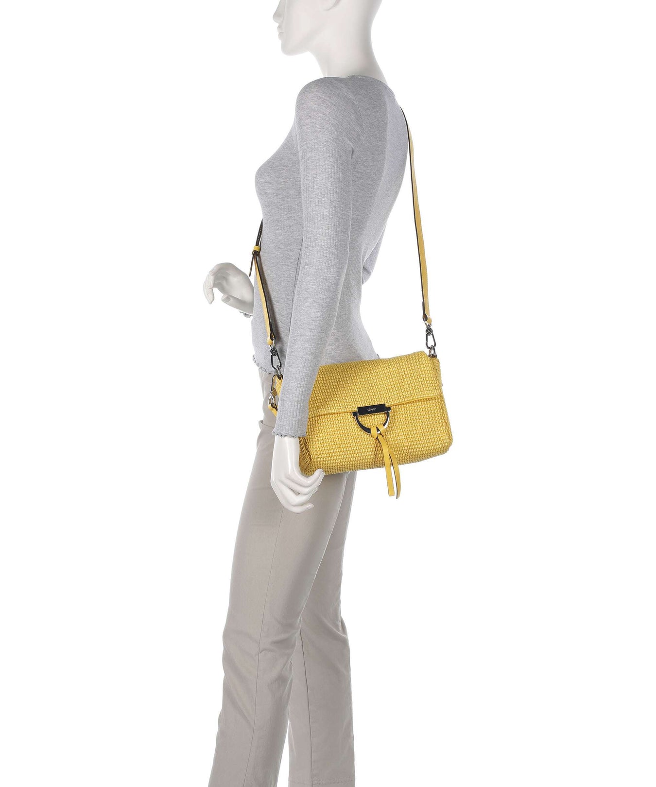 Abro Raffia Temi Shoulder bag zabaione