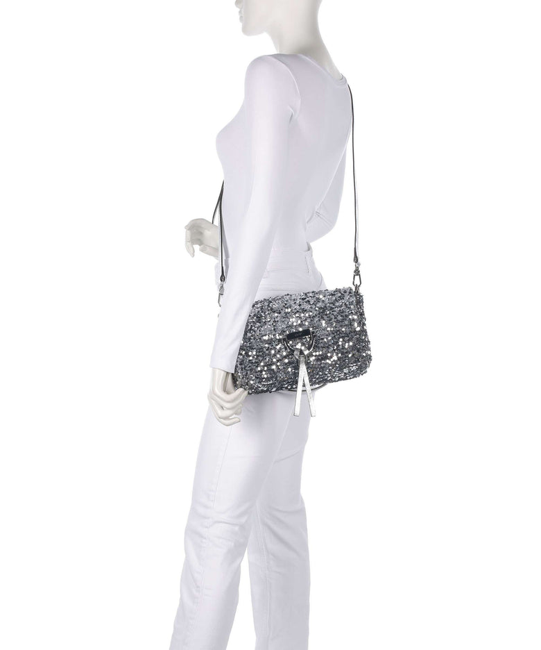 Abro Sequins Temi Shoulder bag silver