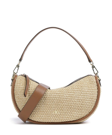Abro Maglia Raffia Willow Borsa hobo natural