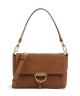 Abro Suede Temi Borsa a spalla cuoio