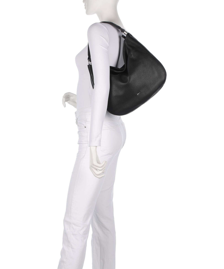 Abro Dalia Mia Hobo bag black/nickel