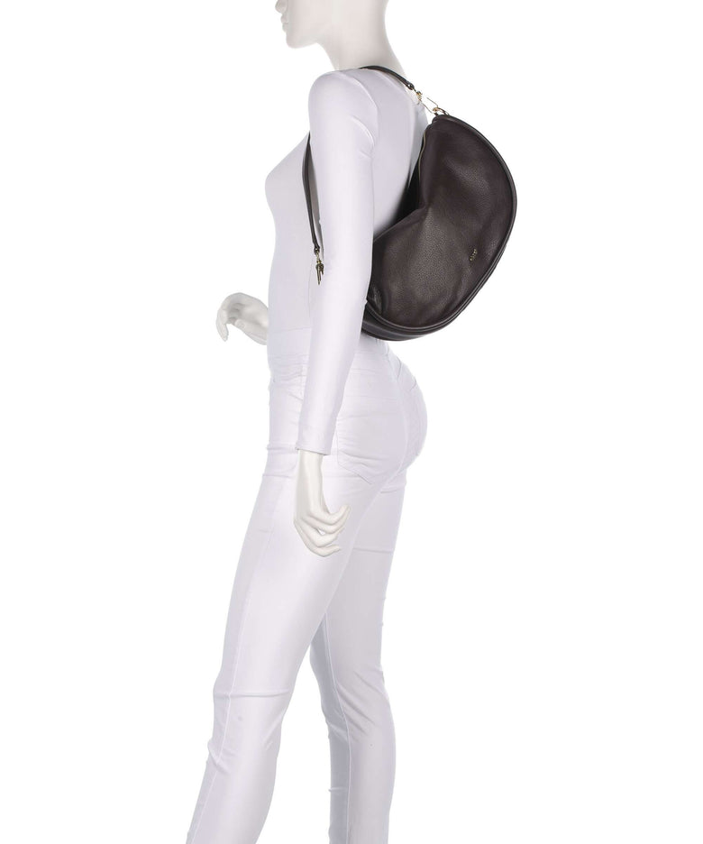 Abro Dalia Willow Hobo bag dark brown