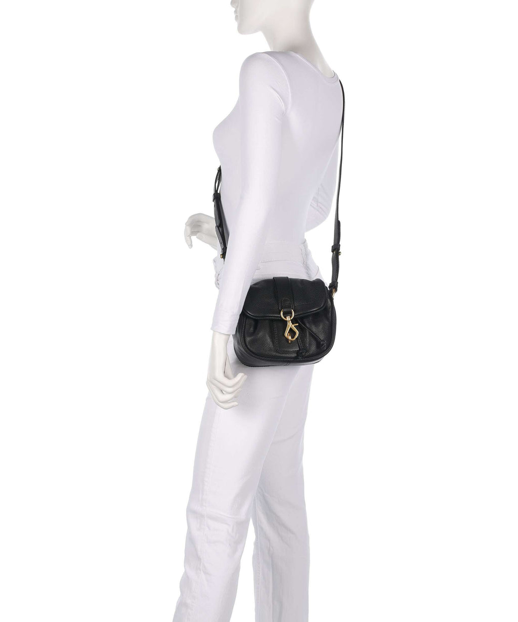 Abro Dalia Star Saddle Crossbody bag black/gold