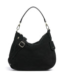 Abro Suede Juna Small Borsa hobo black/gold