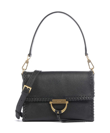 Abro Dalia Temi Stitch Borsa a spalla black/gold