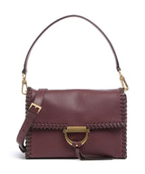 Abro Dalia Temi Stitch Borsa a spalla bordeaux