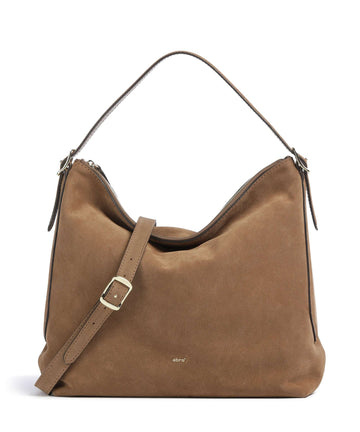 Abro Suede Carina Borsa hobo camel
