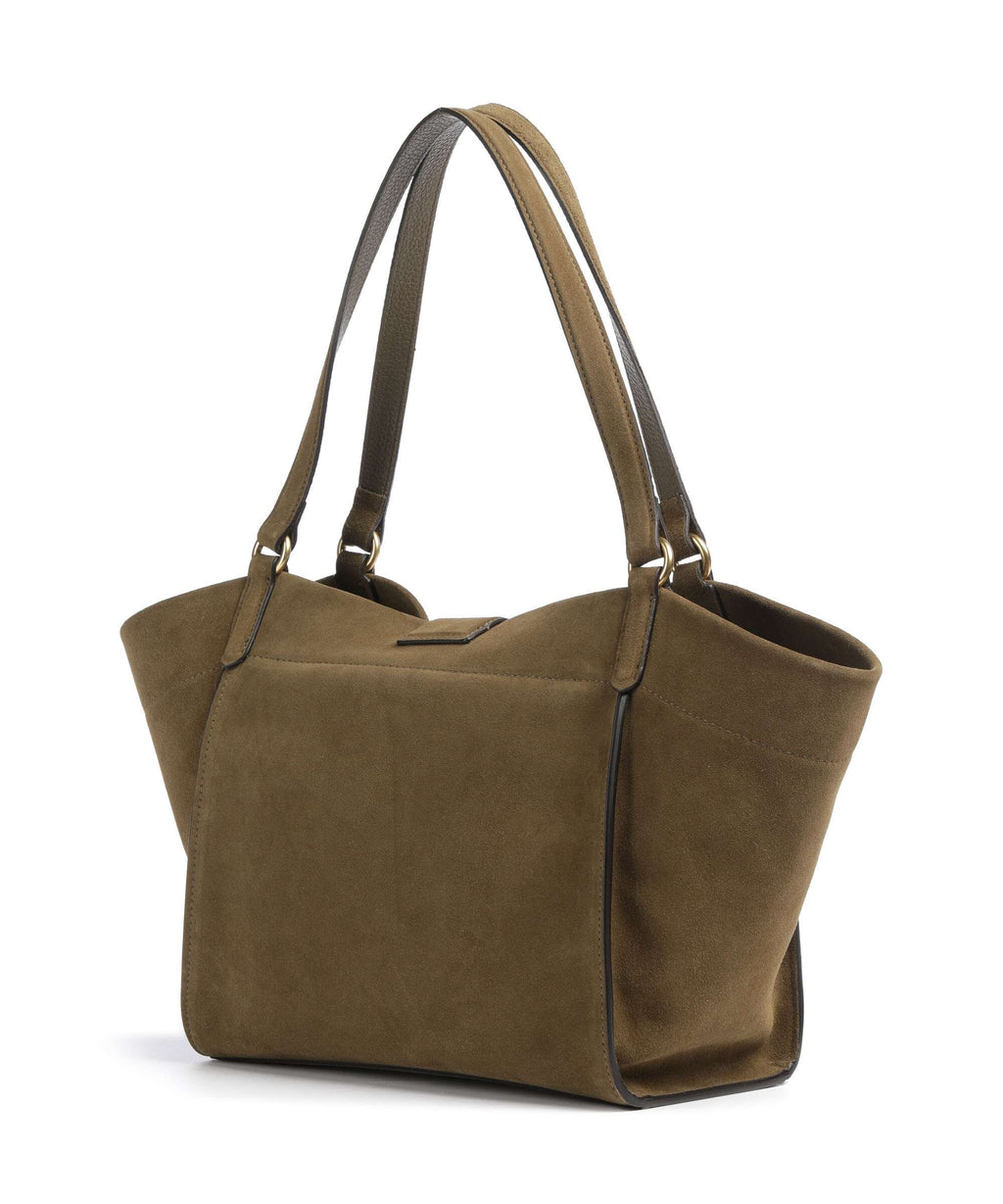 Abro Suede Temi Tote bag military