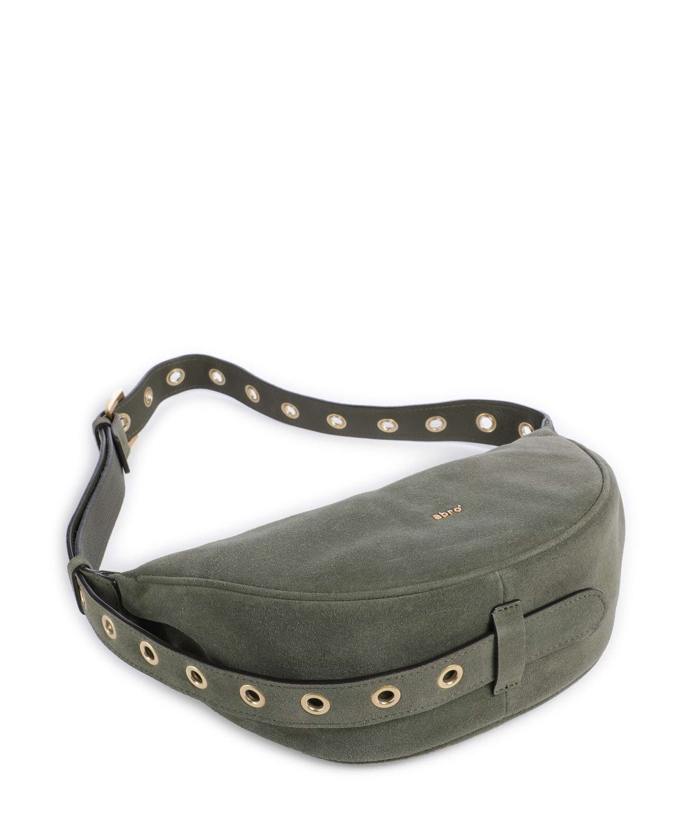 Abro Suede By My Side Small Shoulder bag oliv