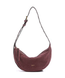 Abro Suede By My Side Small Shoulder bag bordeaux