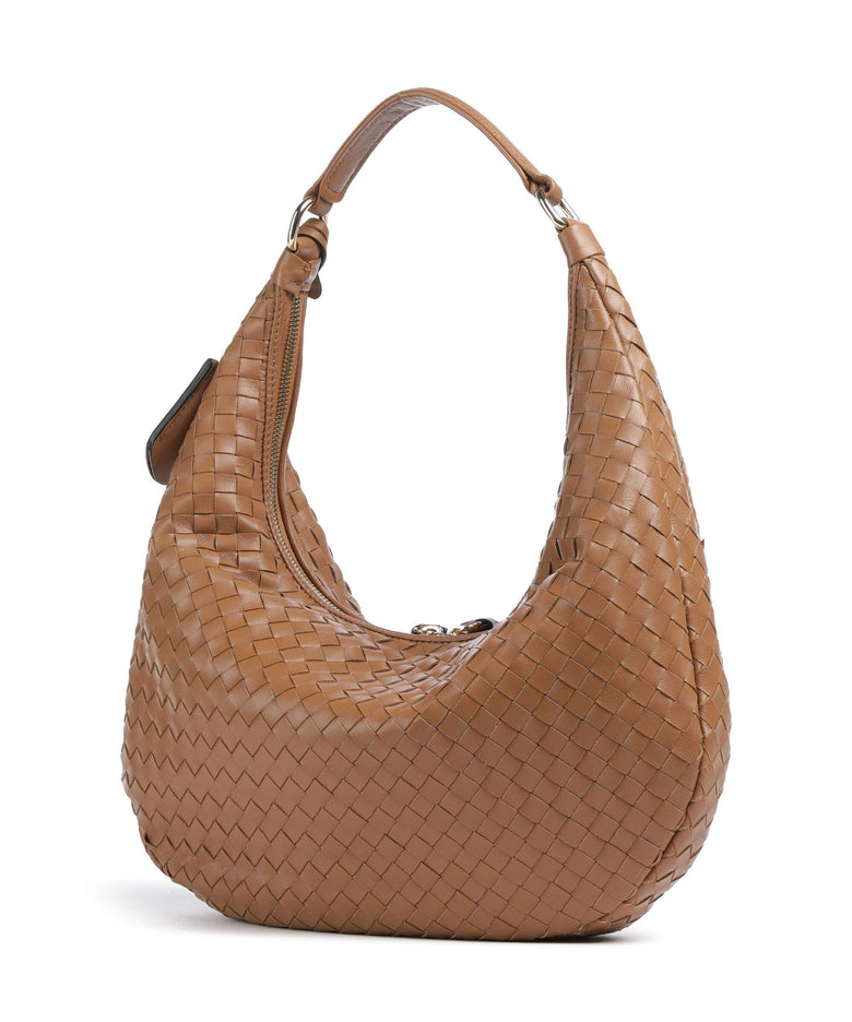 Abro Piuma Nana Small Hobo bag cuoio