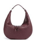 Abro Piuma Nana Small Hobo bag bordeaux