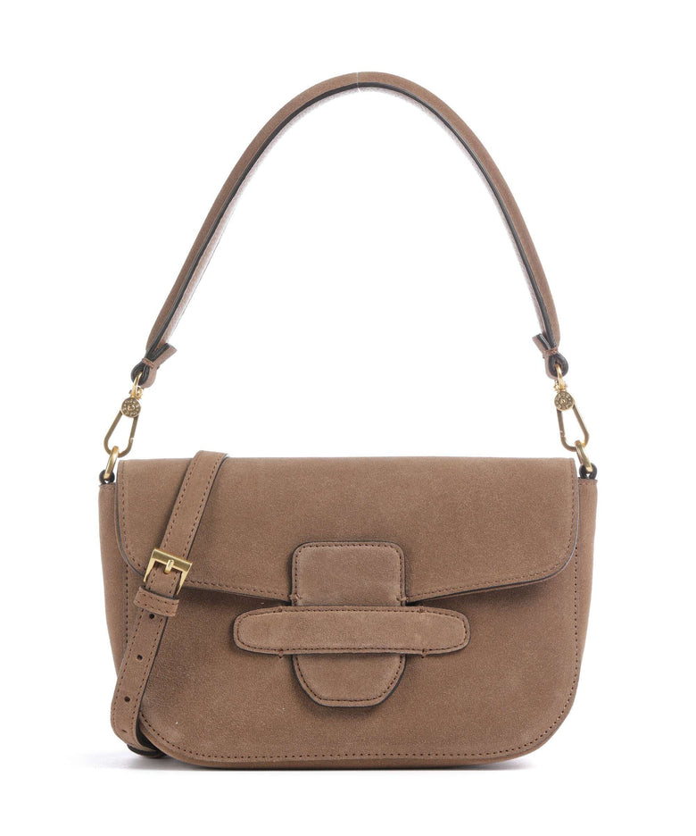 Abro Suede Camilla Shoulder bag camel