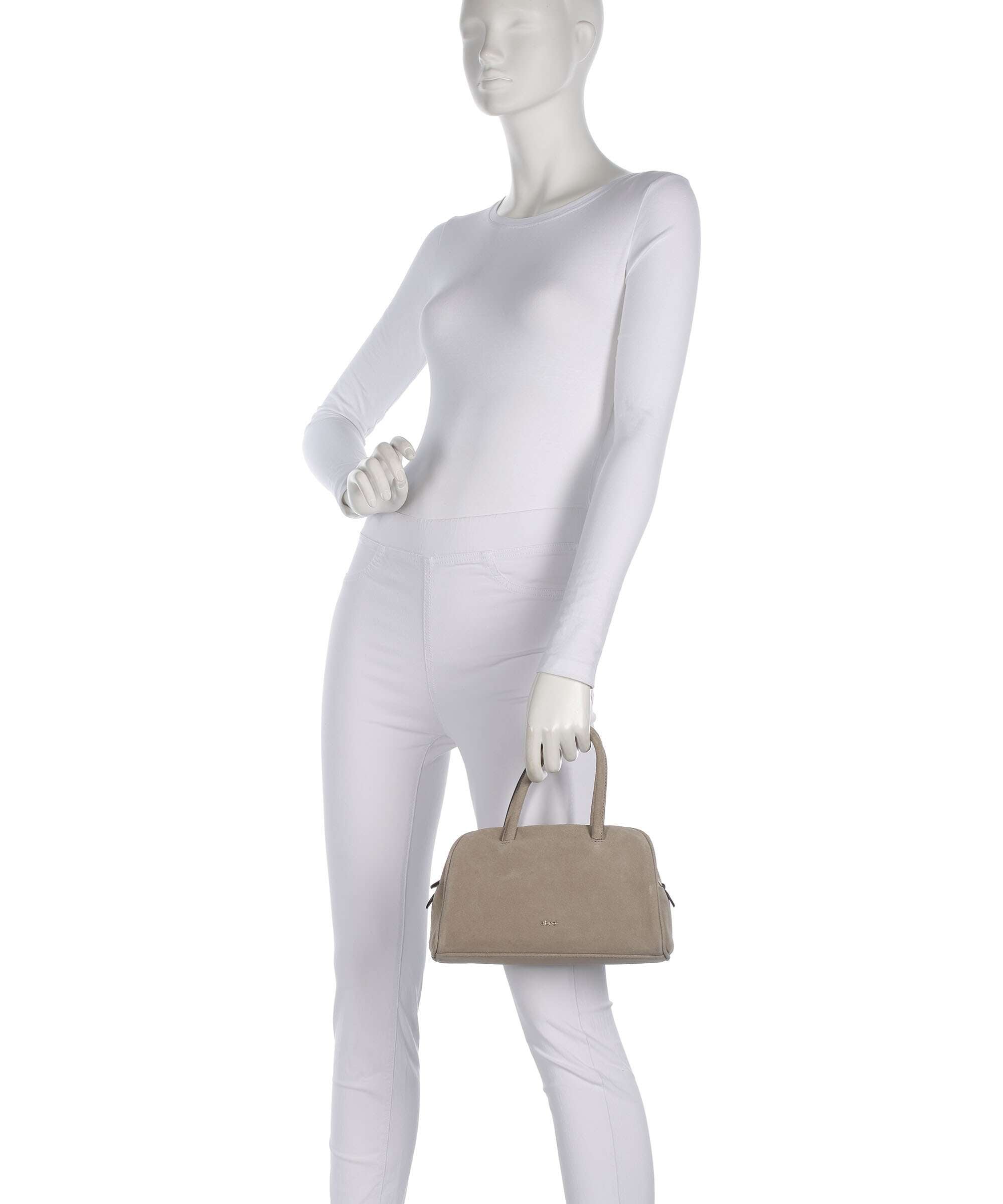 Abro Suede Amara Handbag siena