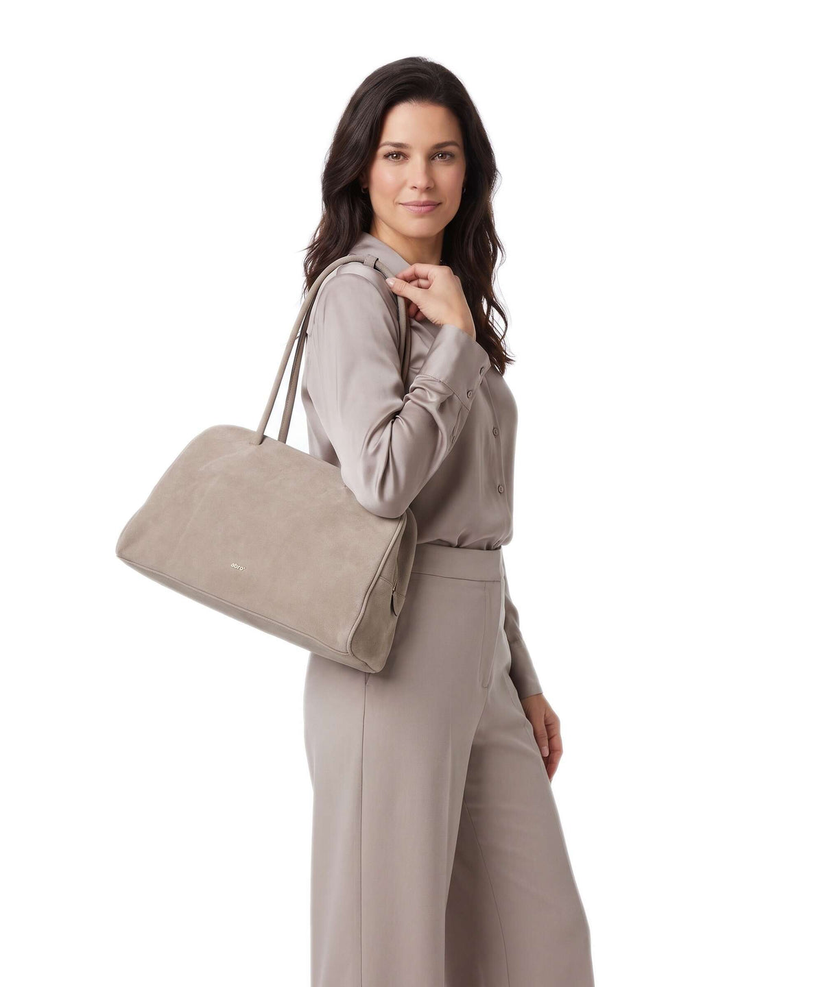 Abro Suede Amara Shoulder bag siena