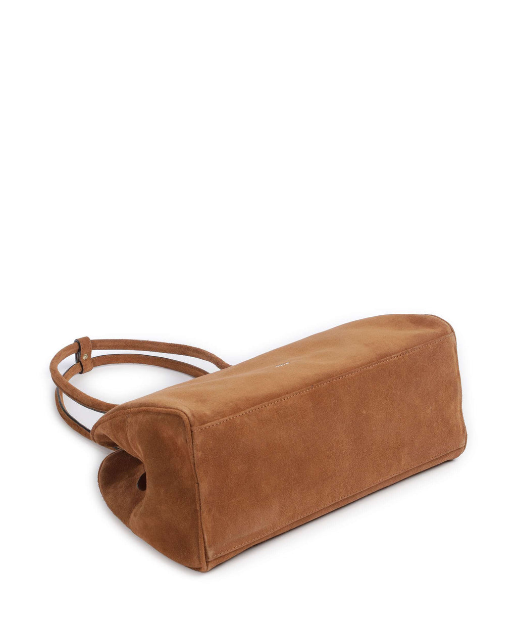 Abro Suede Amara Shoulder bag cuoio