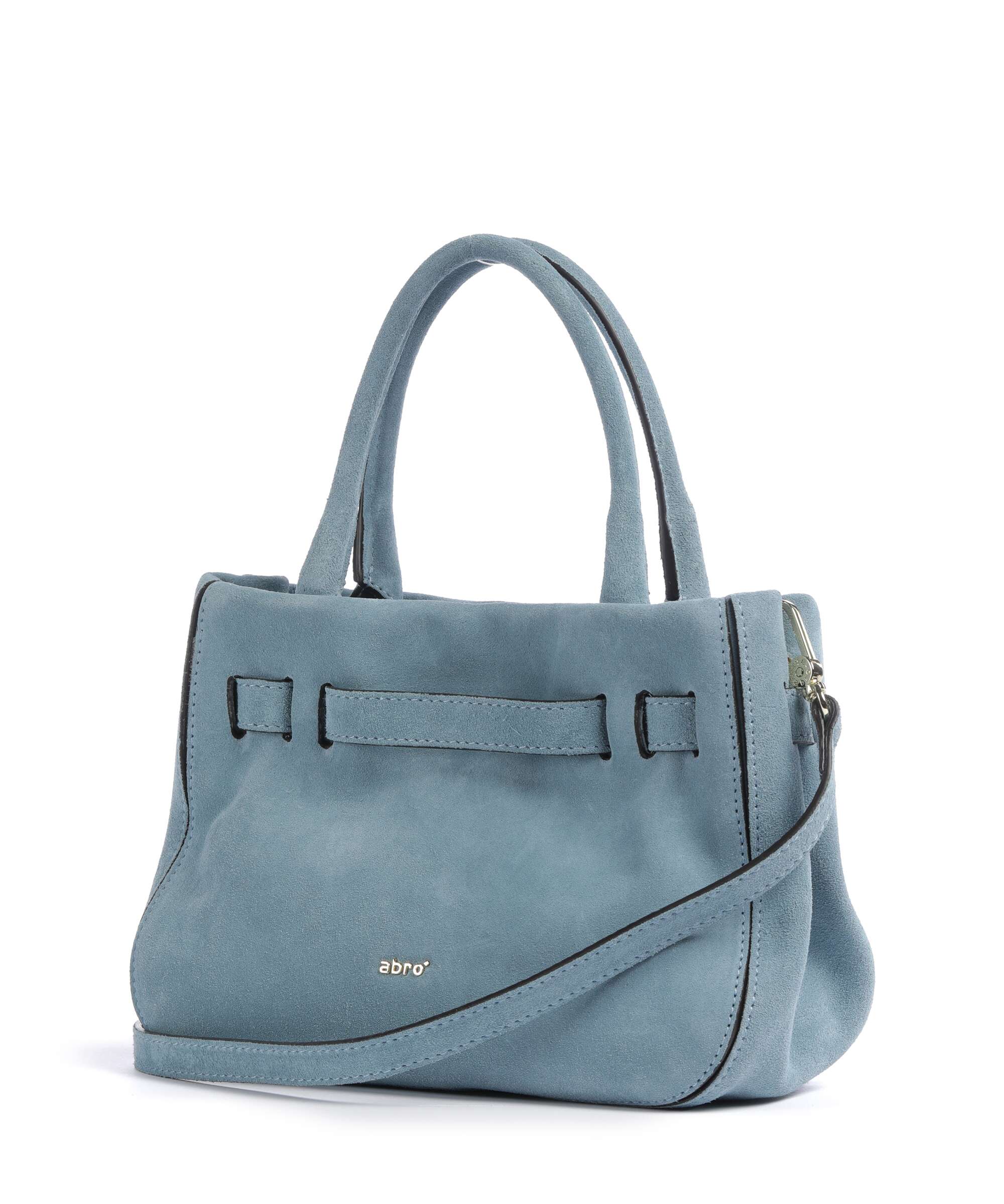 Abro Suede Jill Handbag sapphire