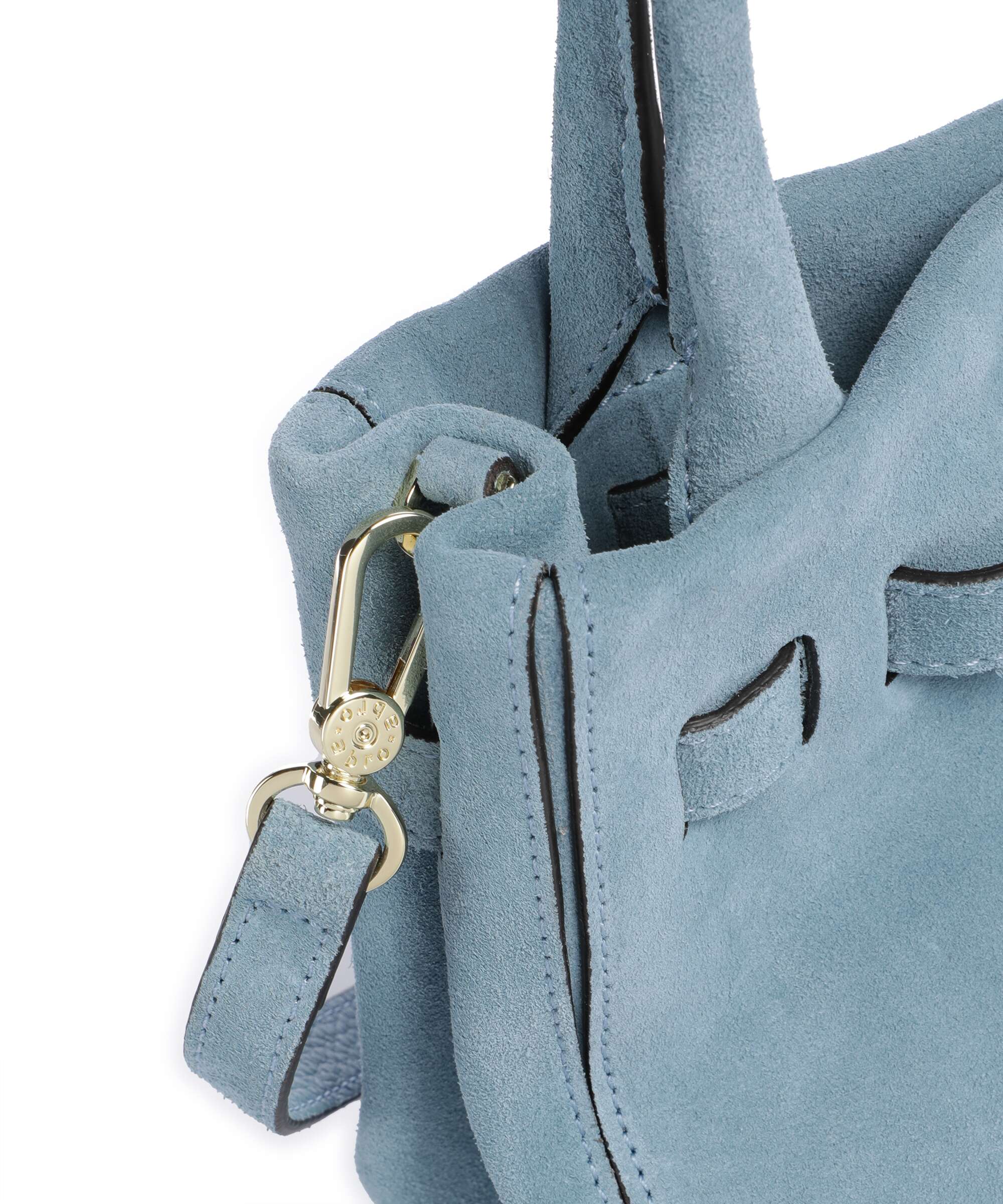 Abro Suede Jill Handbag sapphire