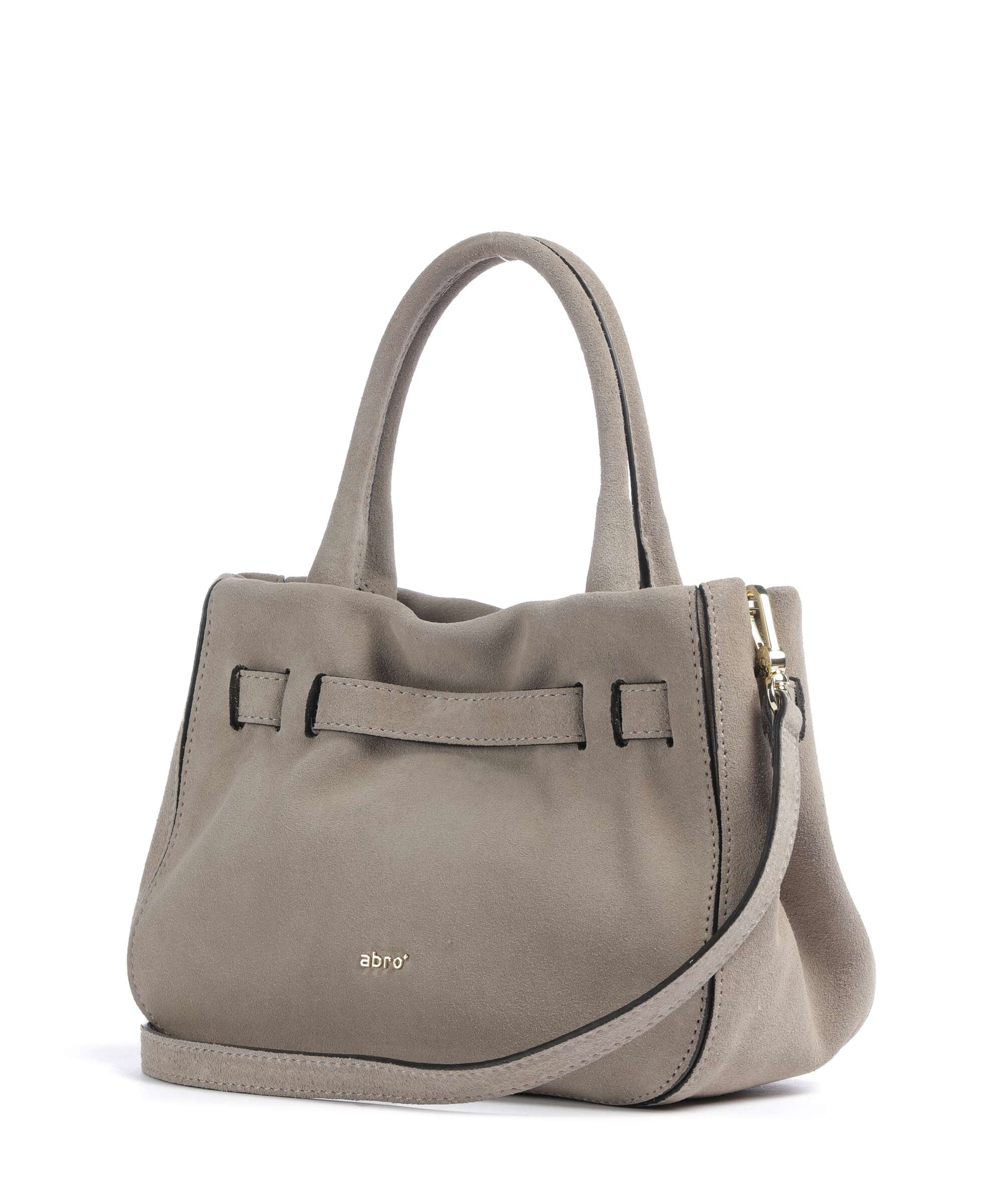 Abro Suede Jill Handbag siena