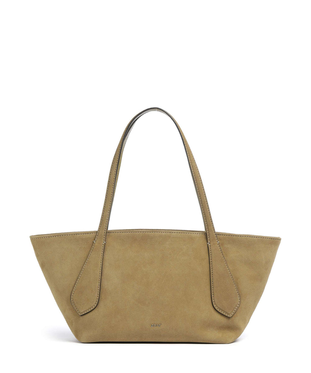Abro Suede Carina Tote bag mud