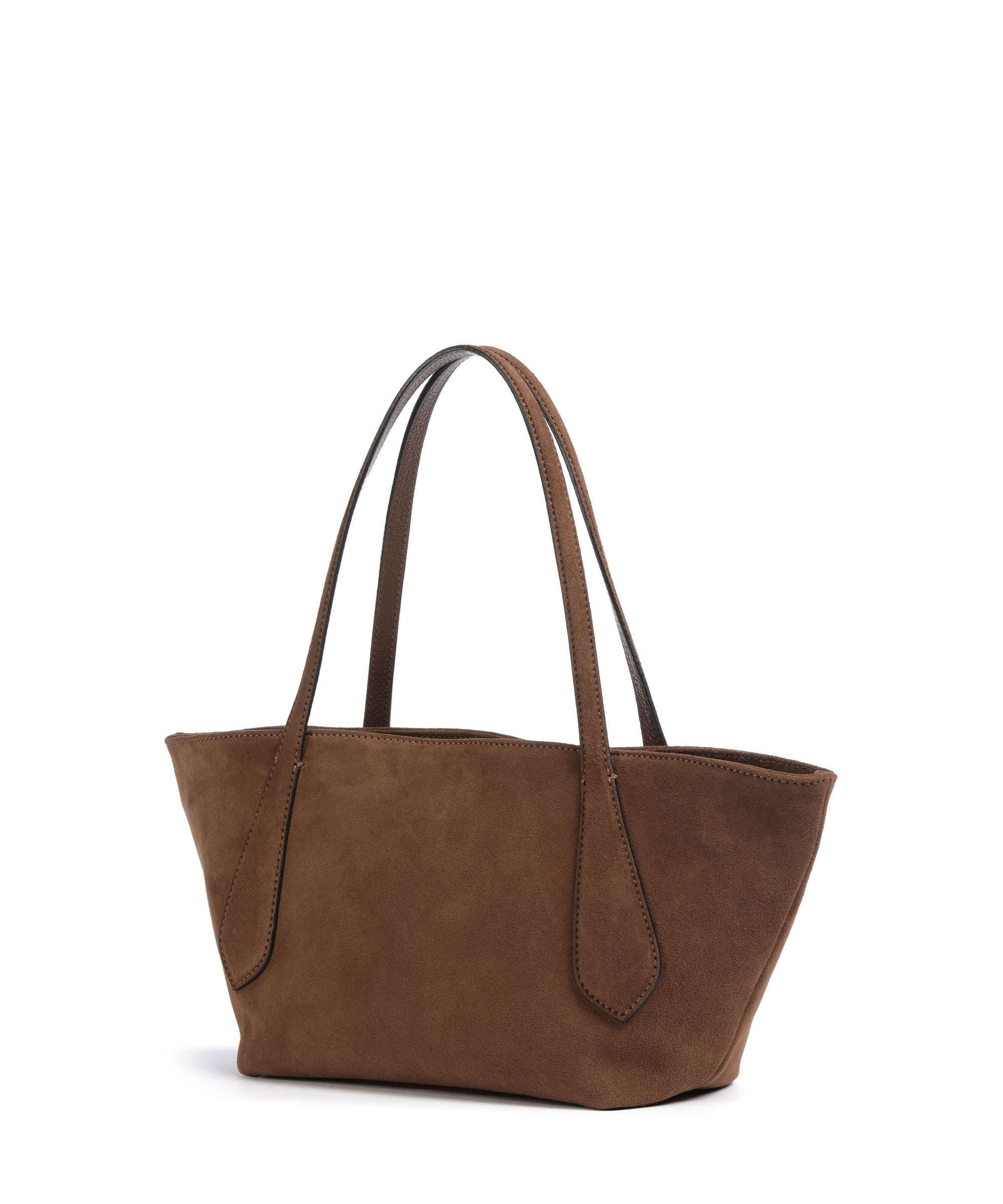Abro Suede Carina Tote bag wood